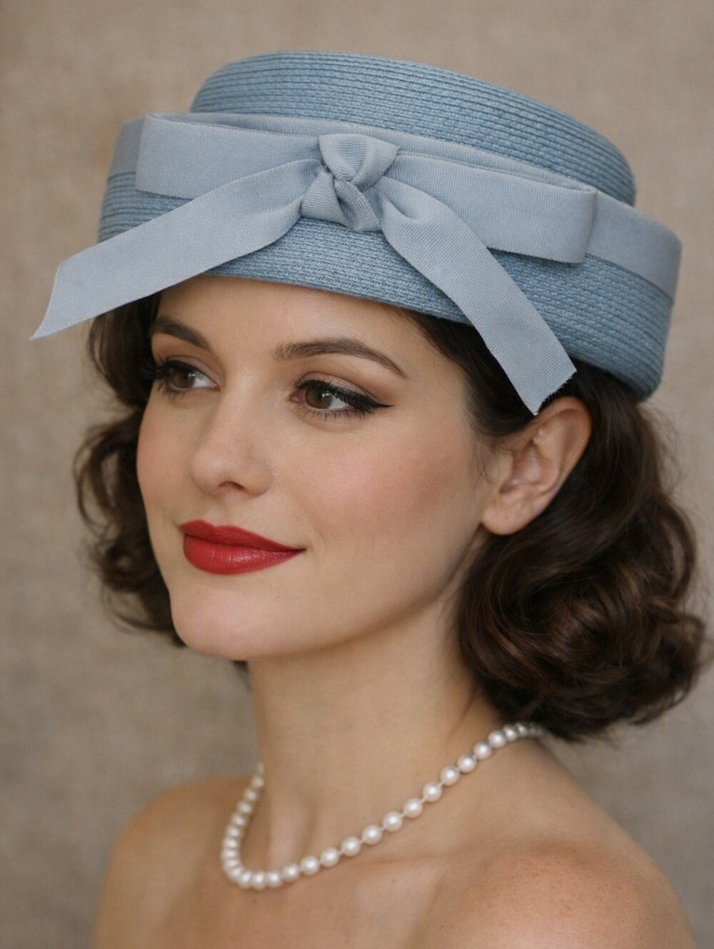 Vintage Union Made Blue Ribbon Hat
